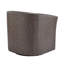 Fauteuil demi-tonneau pivotant en similicuir-664824323
