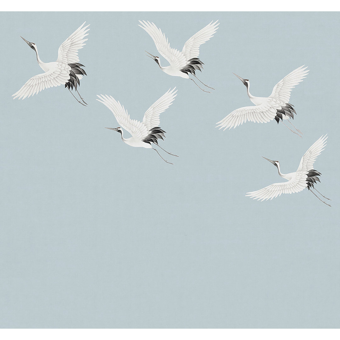 Superfresco Easy Cranes in Flight Print To Order Fixed Size 2.8m x 3m Mural