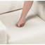 Meuble de salon en velours côtelé beige contemporain contemporain 1pc