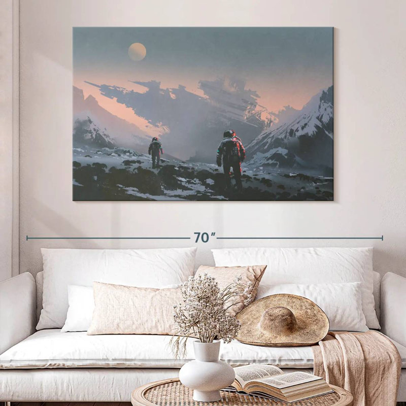 Oberle Astronauts, 34" H x 51" W