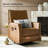 Jerseyville Transitional Leather Swivel Rocker Manual Recliner-2130623080