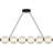 Clarendon Integrated LED Matte Black Linear Chandelier