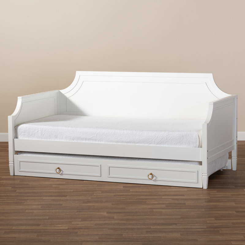 Daybed, White, Trundle Included