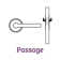 J Series Broadway Lever Non-Turning Lock with Collins Trim
