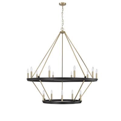 Nouvelle 15 - Light 45" Wide Candle Style Chandelier