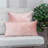 Parkland Collection Iphis Transitional Quilted Pink Throw Pillow-64710028