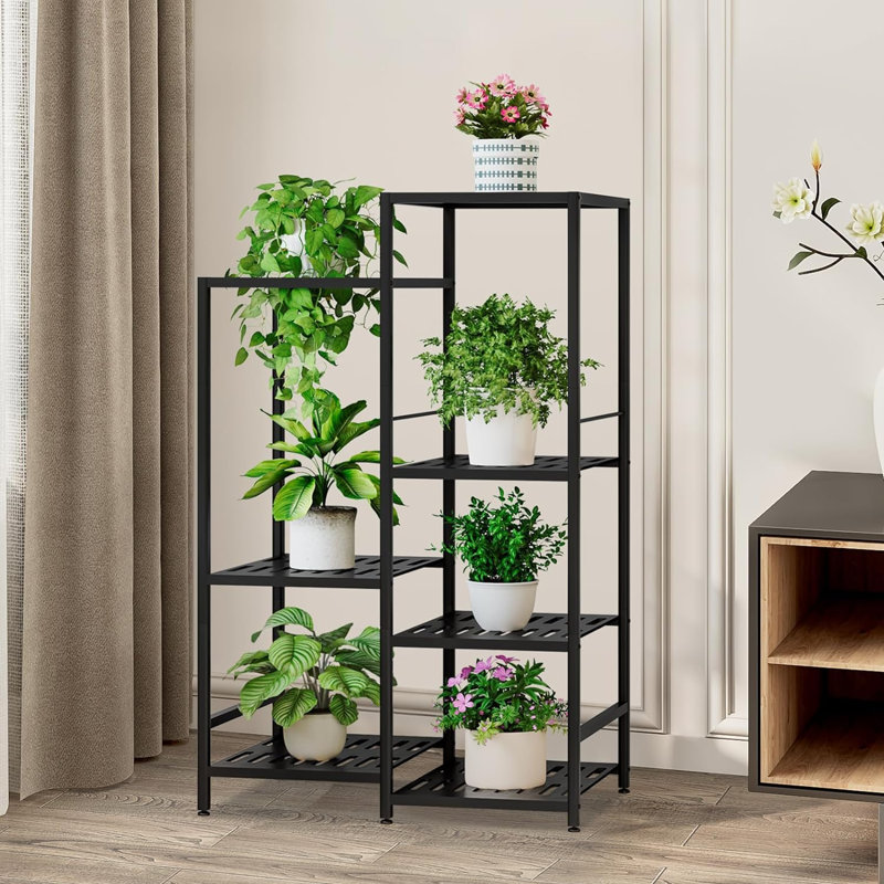 Support pour plante d'intérieur ou d'extérieur en métal