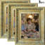 Cadre 3 pièces classique antique doré 8 pièces x 10 po avec fixation murale ou de table-312805313-312805315-312805326