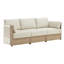 Canapé modulaire d'extérieur 3 pièces
