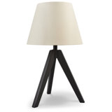 Hacı Solid Wood Tripod Lamp