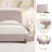 Maren Modern Upholstered Platform Bed With Solid Wood Legs And Thick Frame Design-119352623-119352624
