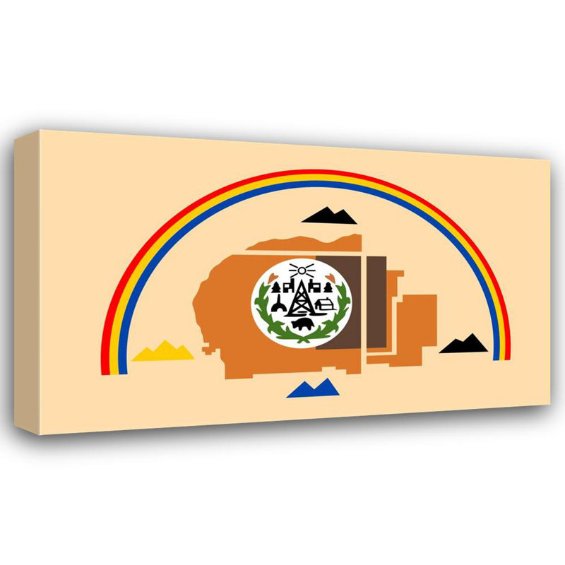 Native American Navajo Nation, H 14 po x l 24 po