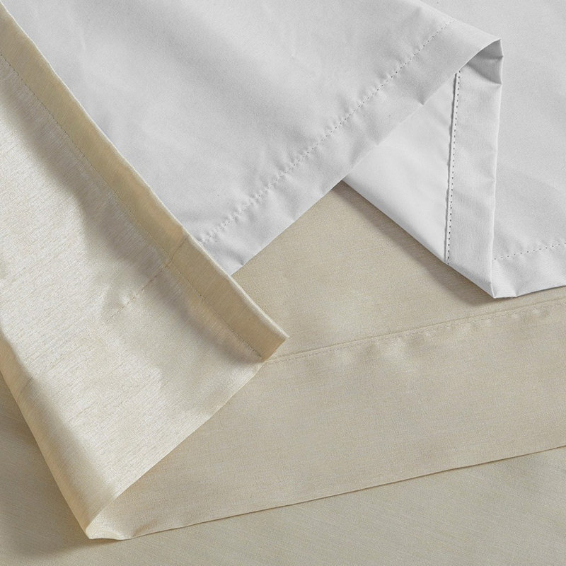 Twist Tab Total Blackout Window Curtain Panel 50X95" Blackout, Champagne
