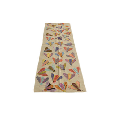 Tapis de couloir crème 8 pi
