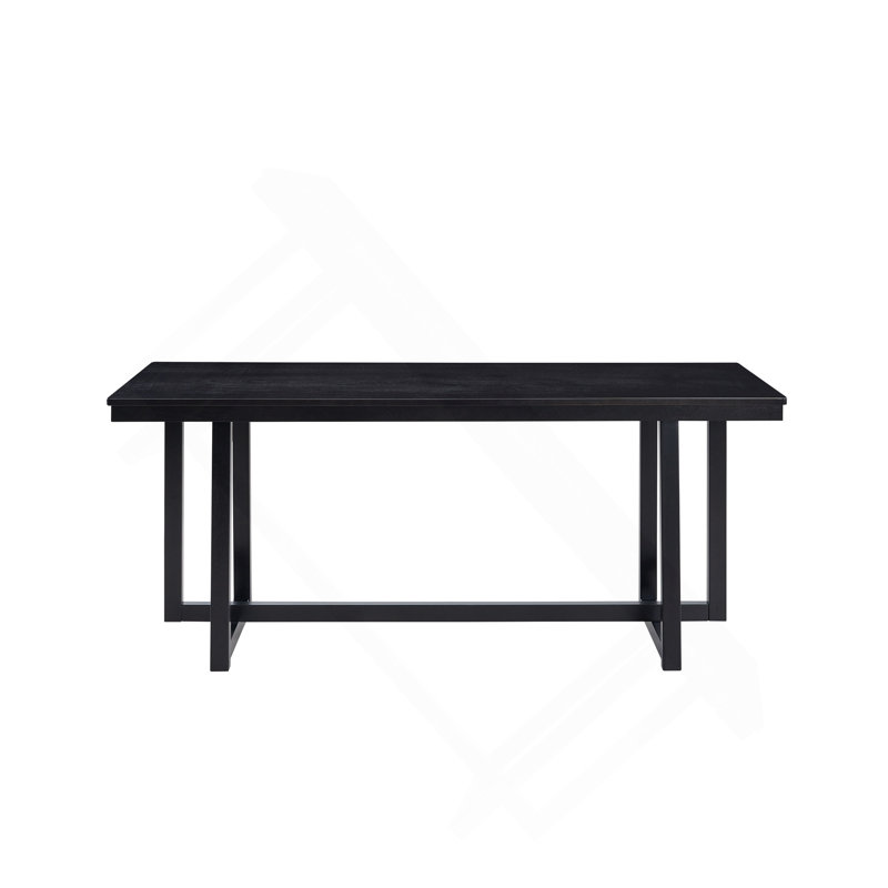 Black Finish Dining Table