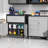 Metal Garage Storage Cabinet On Wheels With Locking Doors - 29.14"W X 16.07"D 33.87"H, 1 Drawer, And Safe, Black Gray Tool 33.87"H 16.07"D, 2 Doors, Gray, Rolling