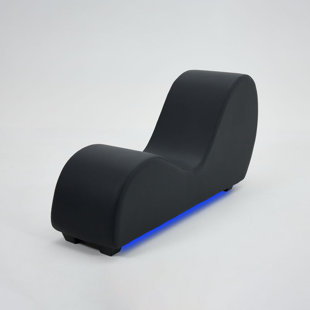 Faux Leather Chaise Lounge