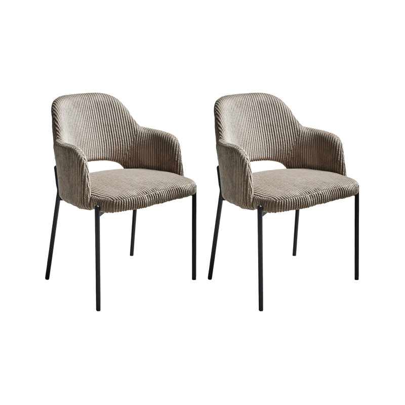 Set of 2 Dining Chairs RATON, Beige