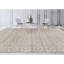 Tapis gris clair noué à la main de haute qualité-106951314