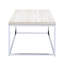 Table basse en chêne et table basse rectangulaire