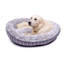 Striped Orthopedic Fleece Pet Bed-43520355