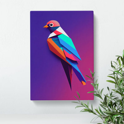 Colourful Bird No.4 Abstract - Wall Art