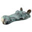 Spitting Hippo Head Cast Garden Statue