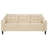 Heuton 77.3'' Recessed Arms Sofa-1721358989