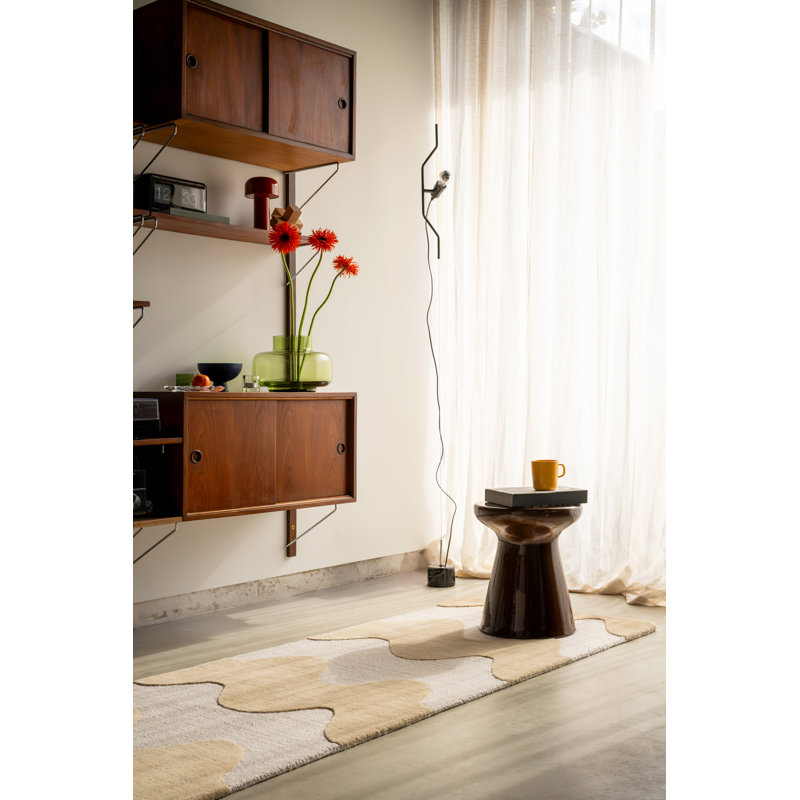 Lokki Black | 133905, Butter, Runner 2' x 8'