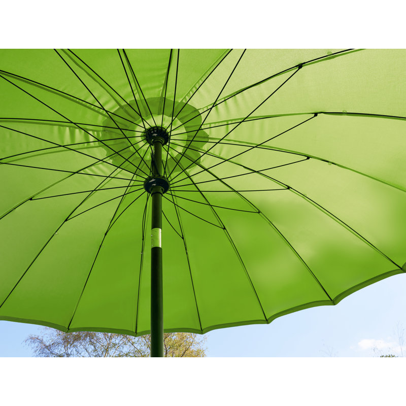 Quiana 250cm Market Parasol, Green