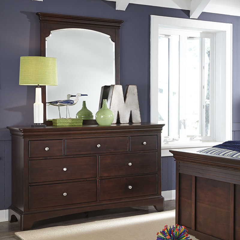 Commode 7 tiroirs avec miroir