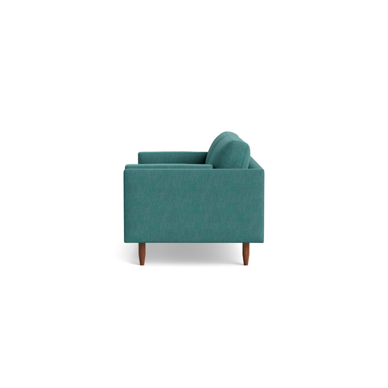Skinny Fat Loveseat (70"), Performance Weave - Spruce