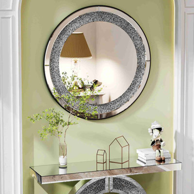 Miroir rond, miroir décoratif mural