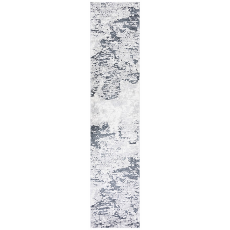 Ethellee Performance Abstract Rug, Runner 2' x 9'