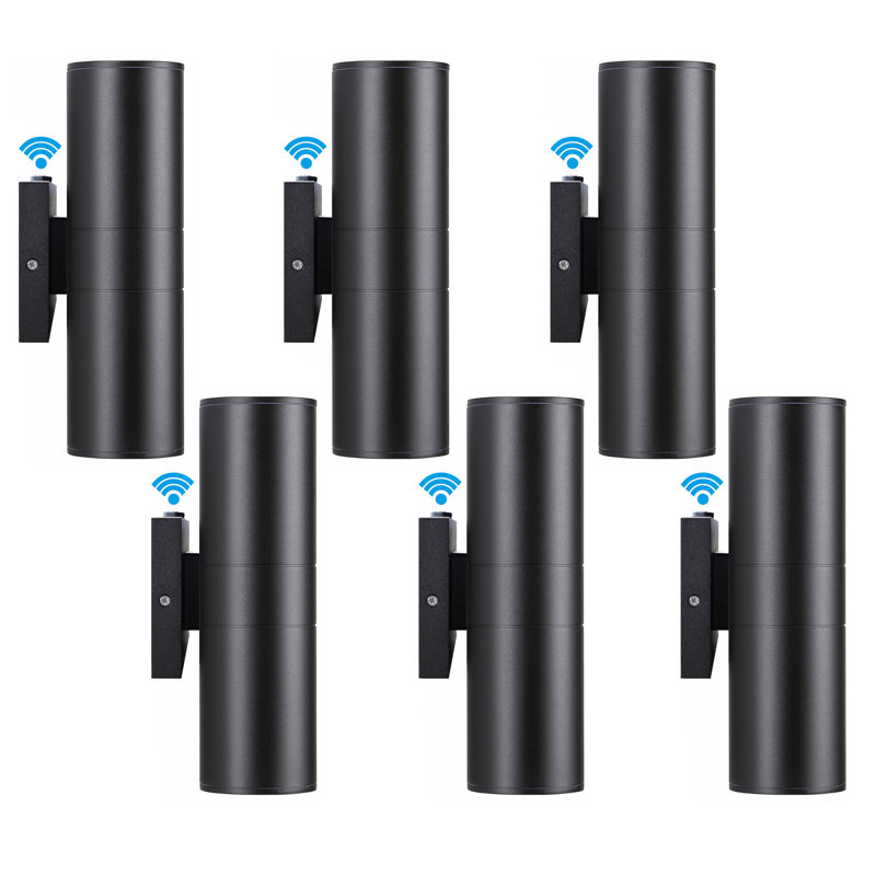Éclairage mural Dusk to Dawn 12 W 2700K, Noir mat