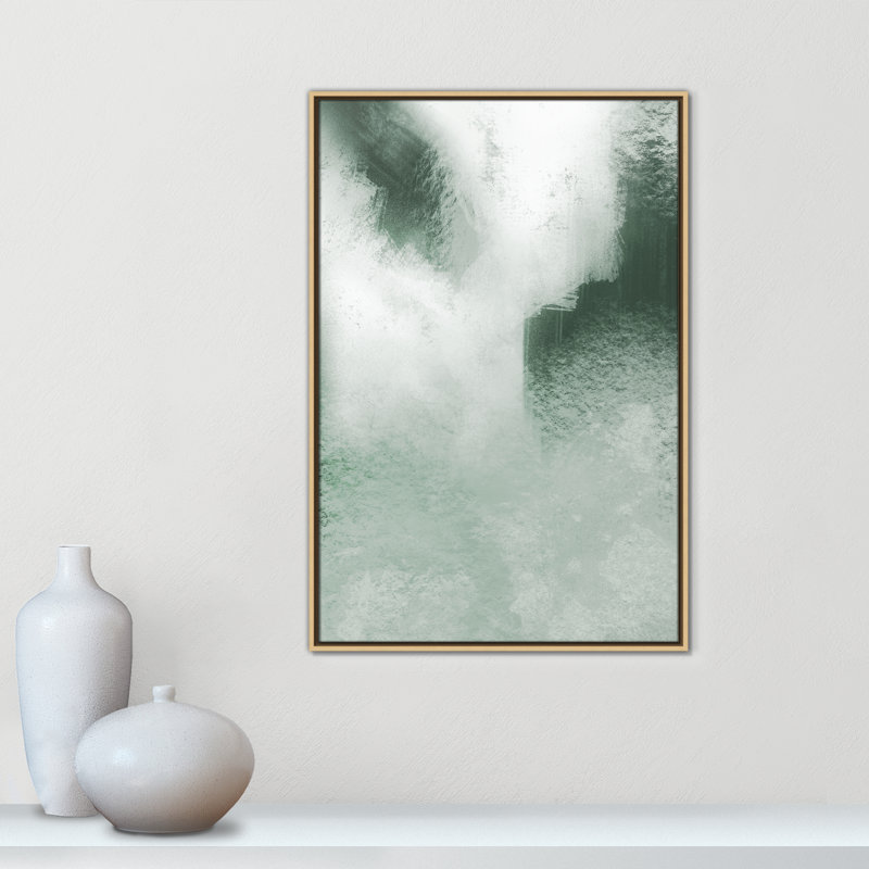 «Quietude Smudges II» par Marcus Prime, 25.5' W x 37.5' H, Flotteur naturel