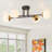 4*G9-Light Rustic Dimmable Semi-Flush Mount Light