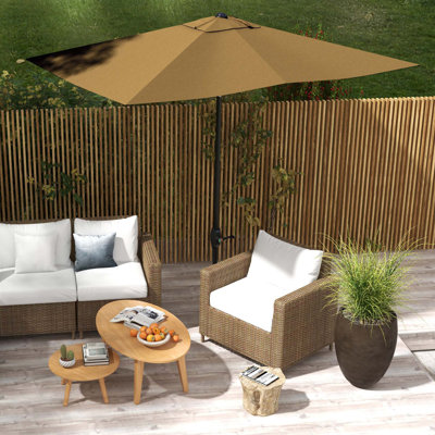 Parasol d'extérieur polyvalent pour la protection et la détente toutes saisons