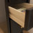 Narrow Solid Wood Nightstand with 2 Drawers-285118323-283522431