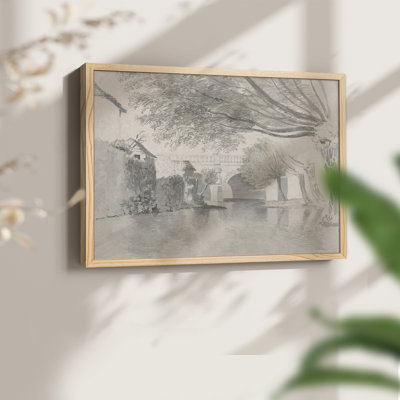 Vintage Sketch Work-XIV -Framed Print - Restickable