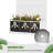 Metal Planter Box with Trellis without Wheels-1967138036