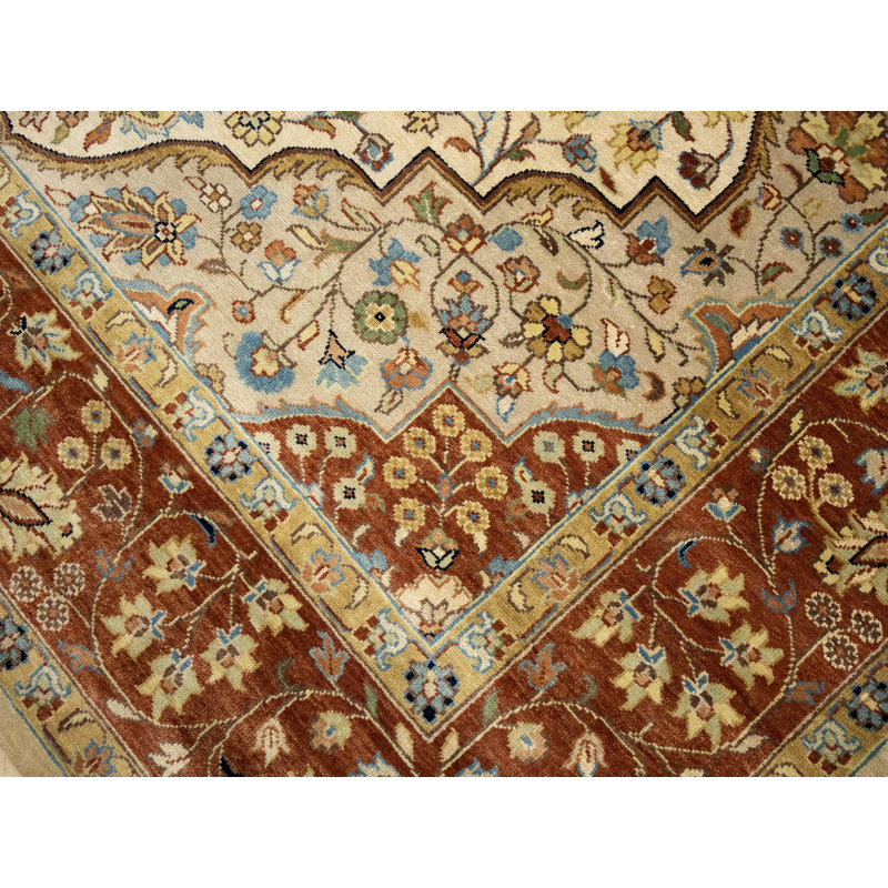 Tapis oriental ivoire Chobi