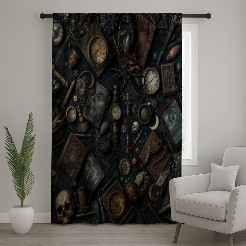 Ensemble de 1 voilages et de voilages antiques, 50" x 92" - 1 Panel, Sheer