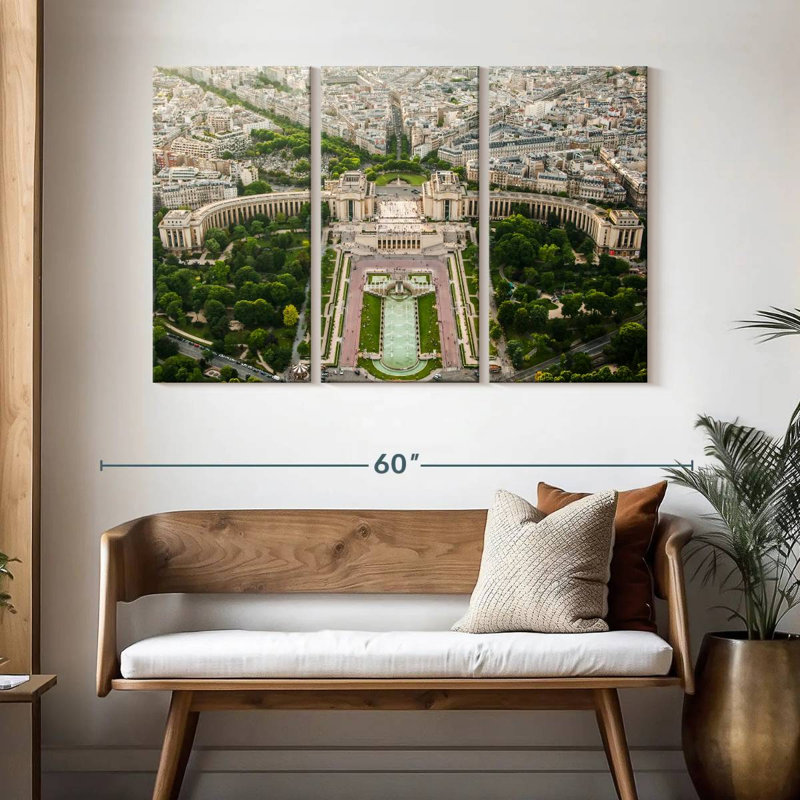 Sireci au-dessus de Paris, H 32 po x l 50 po