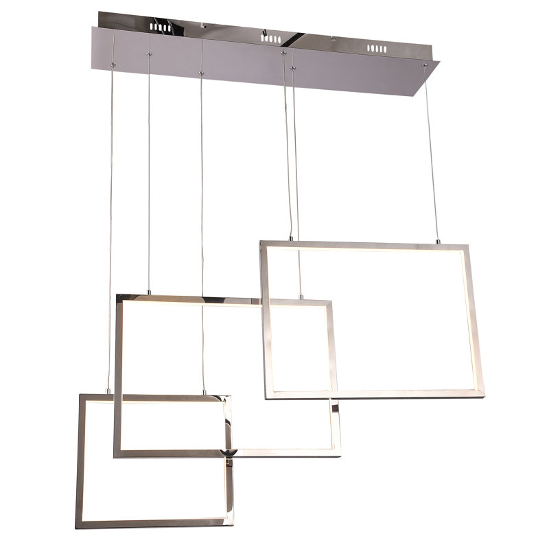 Demello Modern Multi Square LED Pendant