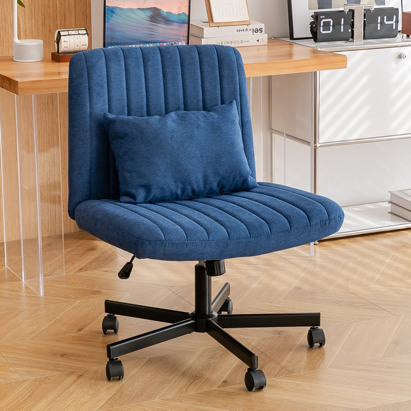 Chaise de bureau Modern Linen Criss Cross - Détails du produit
