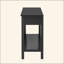 Console moderne en placage de sapin avec design en nid d'abeille, convenant à un bureau, un vestibule, un couloir, un salon, un vestibule-244007782