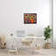 «Modern Circle Shapes Aligned Abstract Swirl Motif» par Wassily Kandinsky - peinture sur toile-75841420-75841421