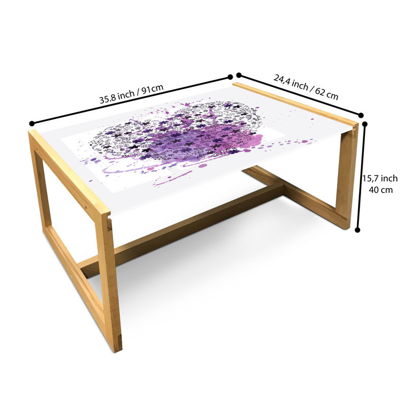 Jabaree Sled Coffee Table, 90cm H x 62cm W x 40cm D