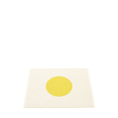Vera Polka Dots Area Rug in Yellow/White